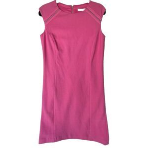 Peter Nygard Women's Dress Size‎ 6 Stretch Pink Barbiecore Preppy Feminine Fairy
